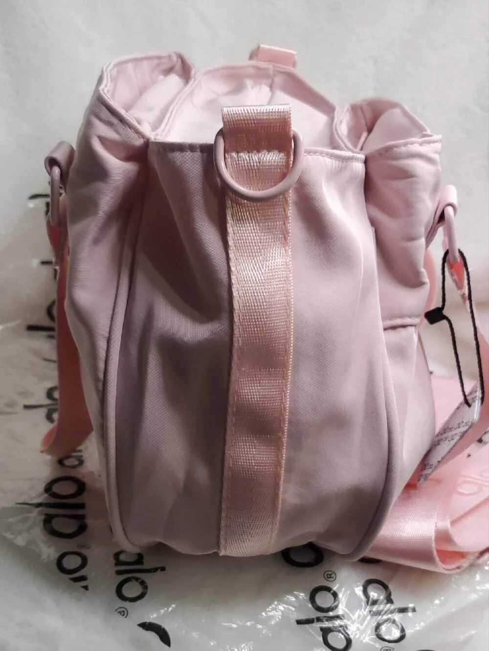 ALO Yoga Pink Quilted Strap Shoulder Bag